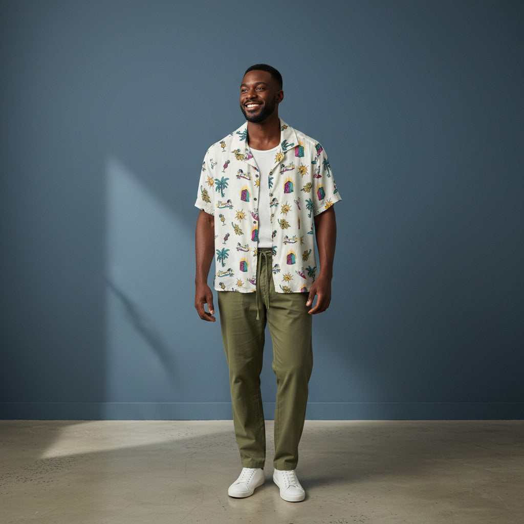 Conjunto Camisa Surf Lino / Pantalon Lino A eleccion