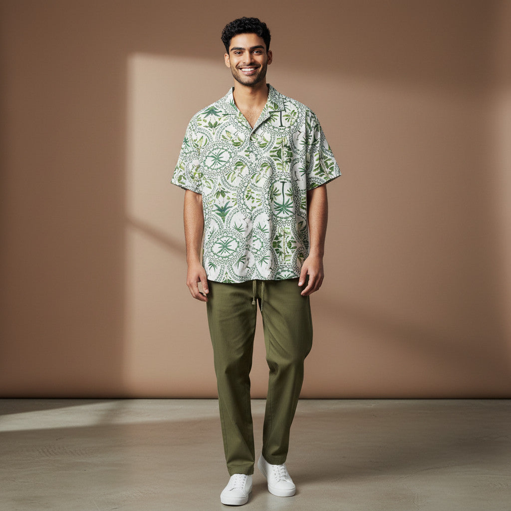 Conjunto Camisa Tayrona / Pantalon Lino A eleccion
