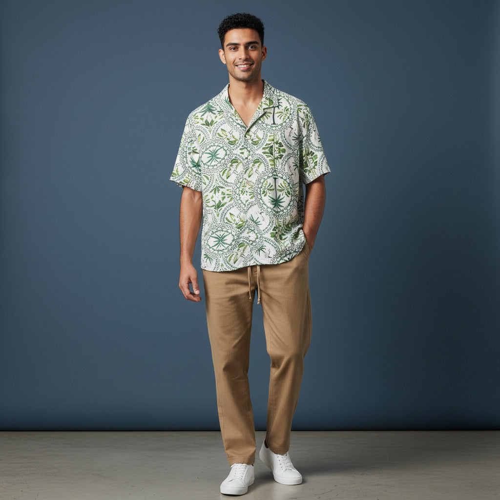 Conjunto Camisa Tayrona / Pantalon Lino A eleccion