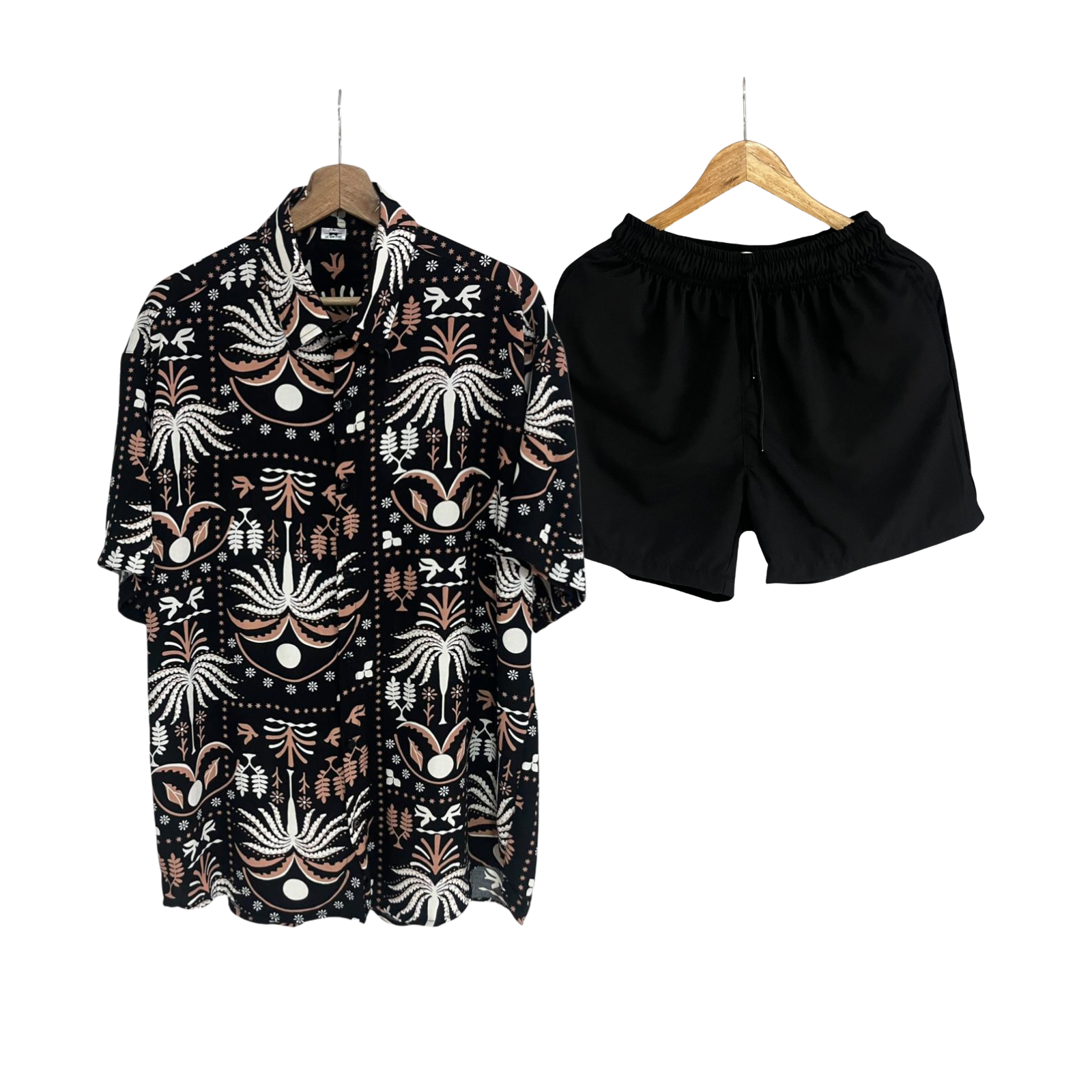 Conjunto Rayon Regular Fit / Bañadora Sin Malla