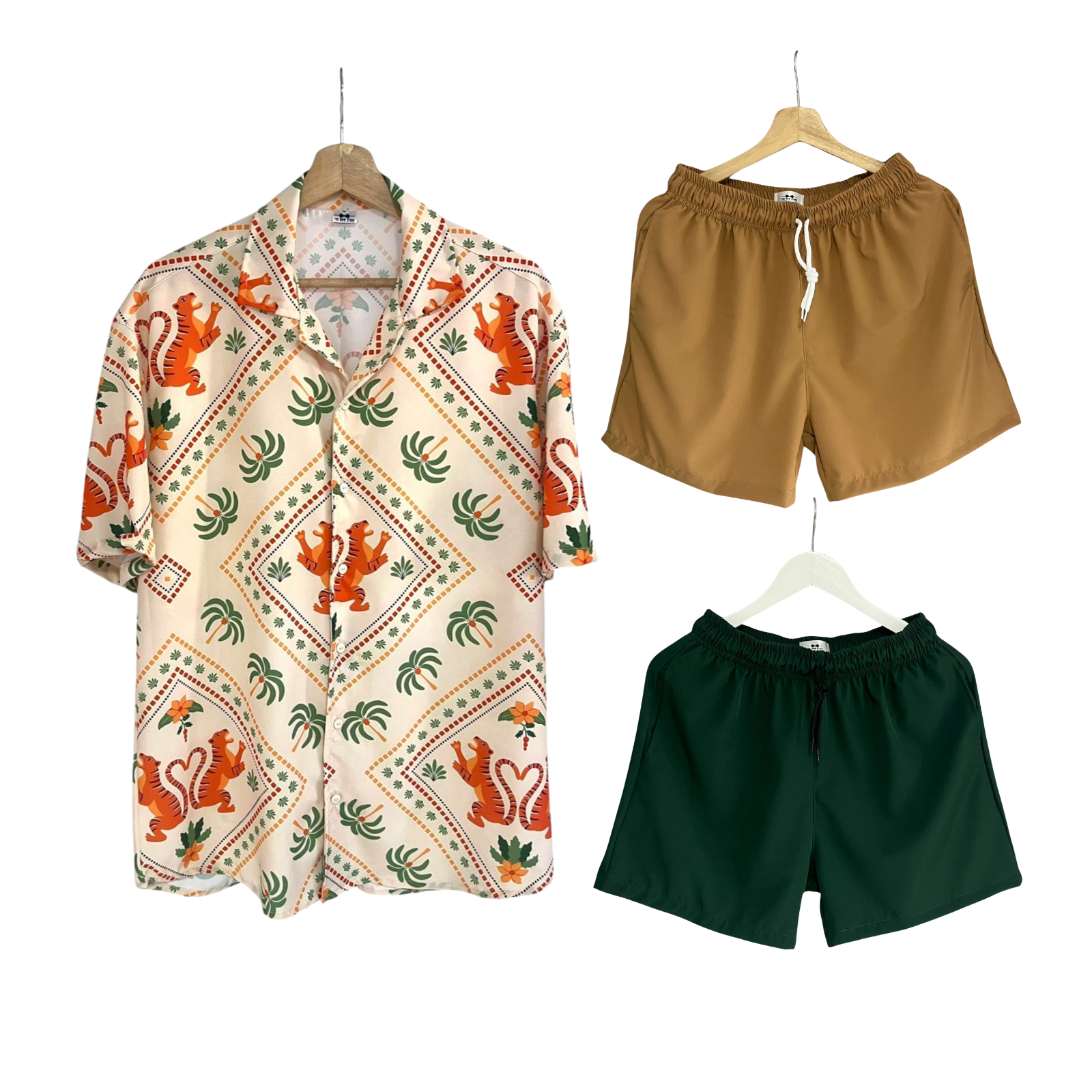 Set Camisa Ruedo Tropico / Bañadora sin malla a eleccion
