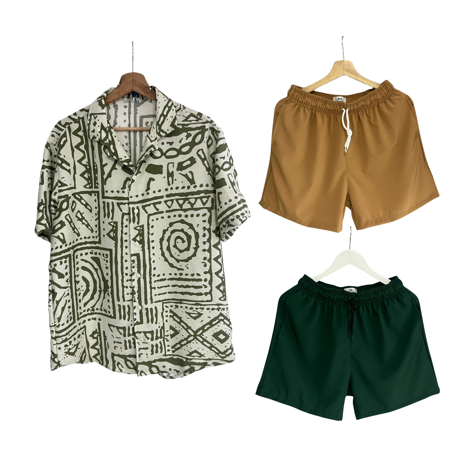 Set Camisa Green Maze / Bañadora sin malla a eleccion