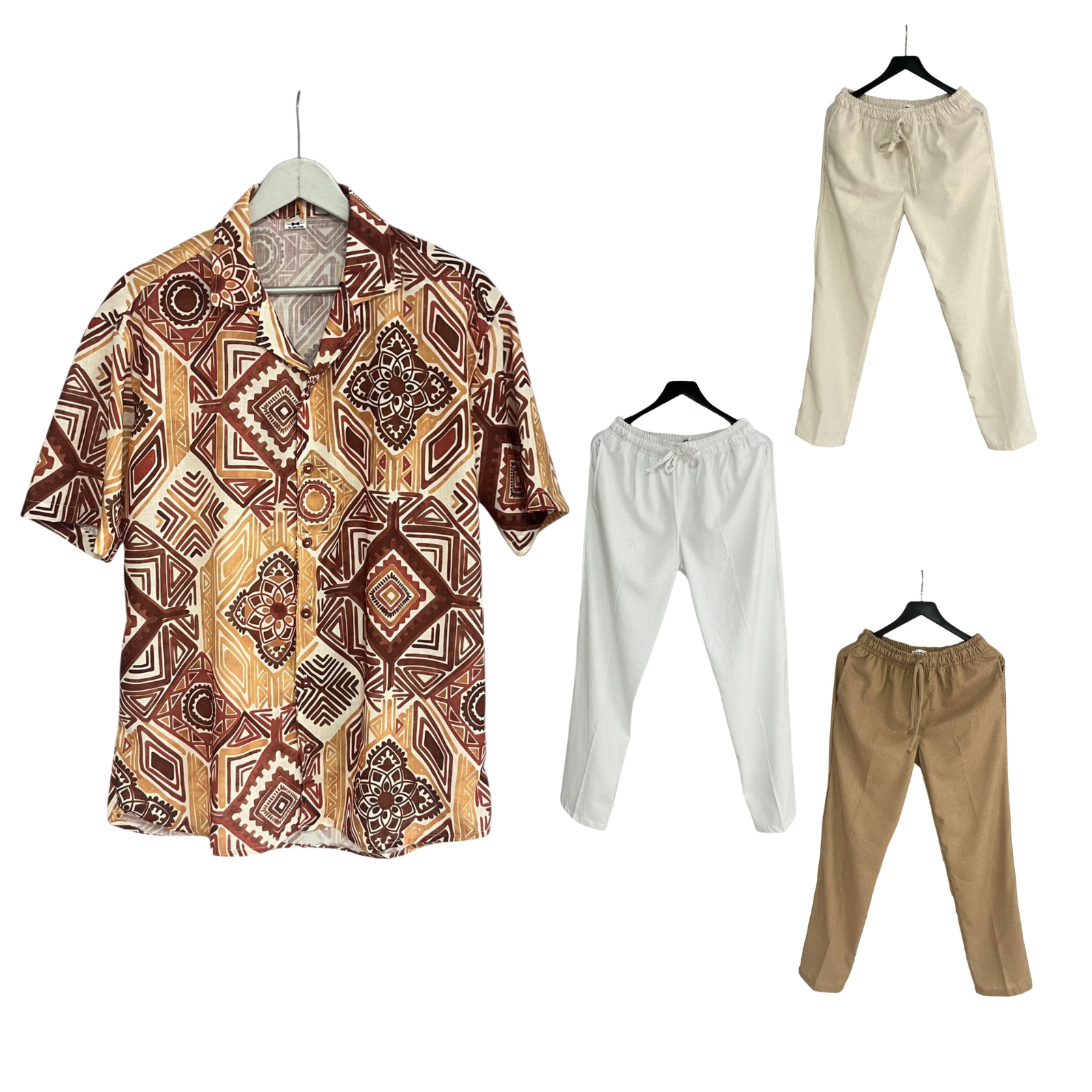 Conjunto Pantalon Lino / Camisa Karibu Lino Regular Fit