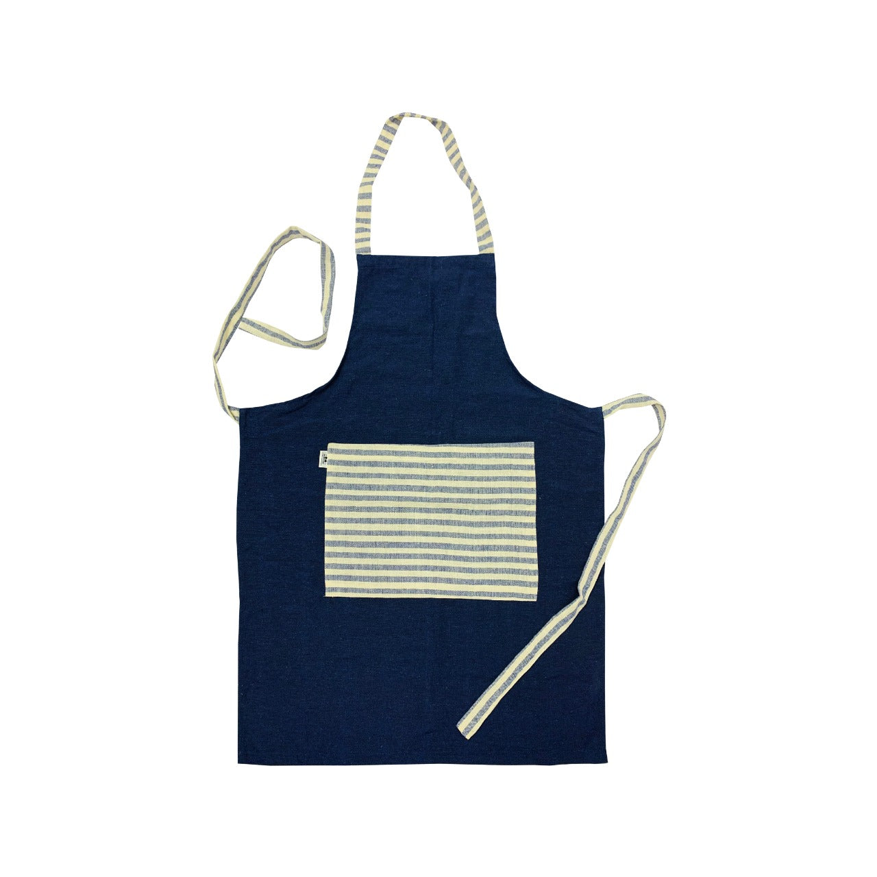 Delantal PET Reciclado Azul Oscuro  SIN Guante