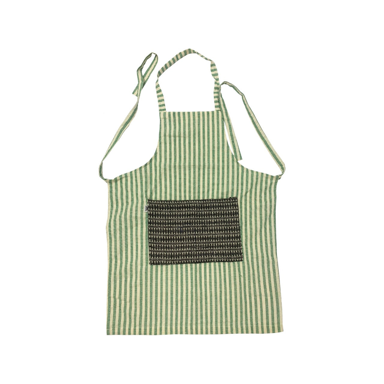 Delantal PET Reciclado Verde Pastel  SIN Guante