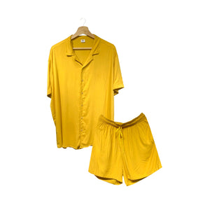 Conjunto Mostaza Texturizada Regular Fit