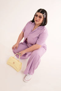 Conjunto Lila Unisex Pant+Camisa